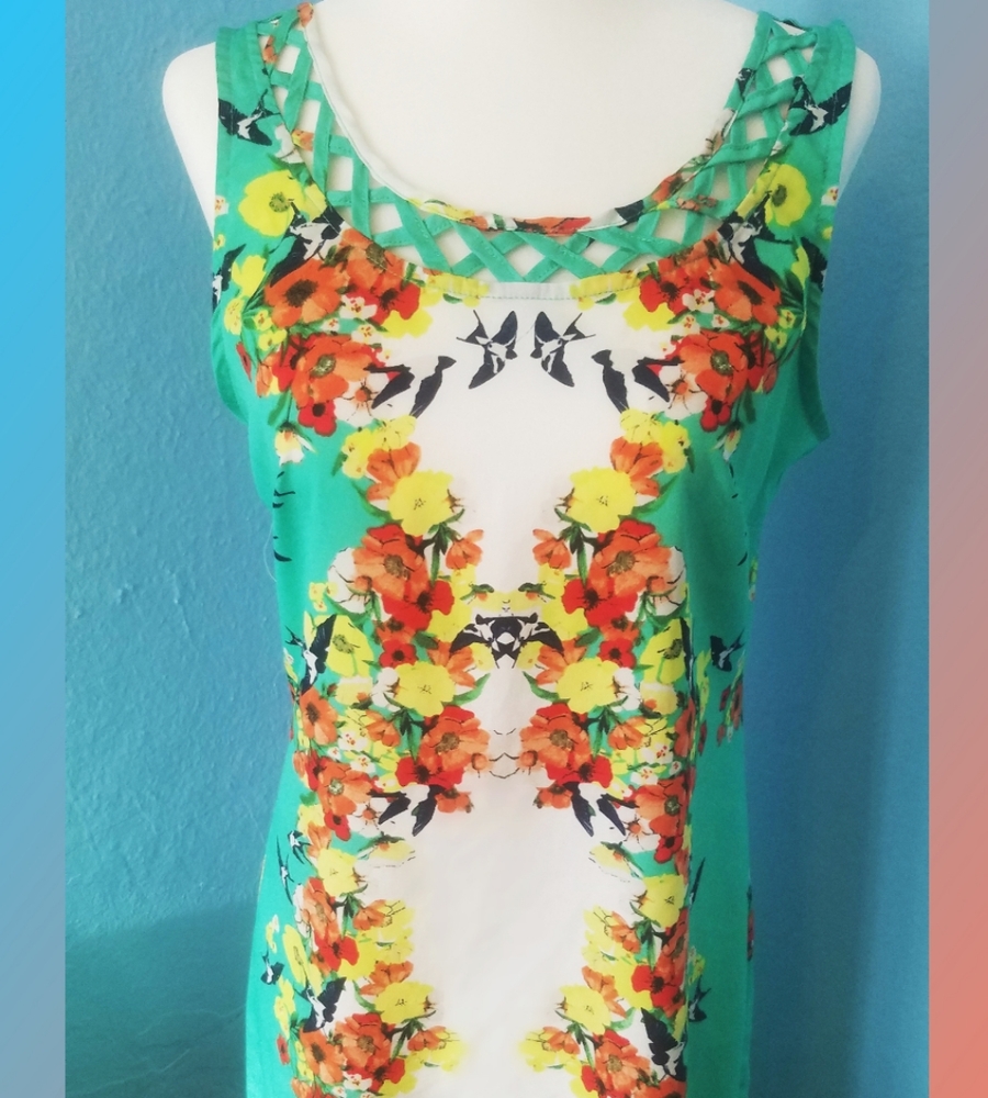 🌹Band of Gypsies M Floral print Dress👗